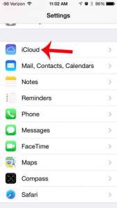 how to turn on icloud calendars on the iphone 5