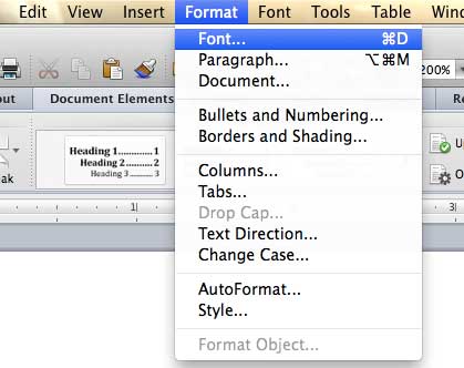 How to Set the Default Font in Word 2011 - 52