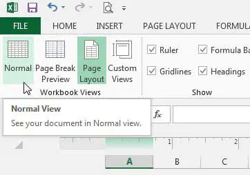 How to Return to Normal View in Excel 2013 - 69