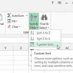 how to sort by color in excel 2013