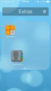 how to put a contacts icon on the iphone home screen