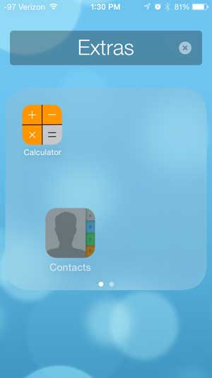 how to put a contacts icon on the iphone home screen