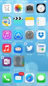 iphone put contacts icon on home screen