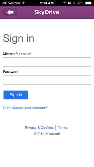 enter your microsoft credentials, then sign in