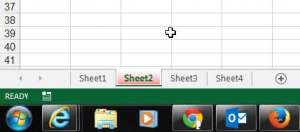 how to change the tab color of a worksheet in Excel 2013