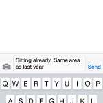 how to send a text message as an email on the iphone