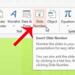how to insert slide numbers in powerpoint 2013