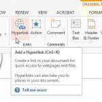 how to insert a hyperlink in Powerpoint 2013