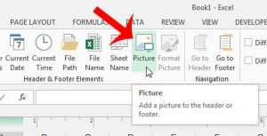 can you add a watermark in excel 2013