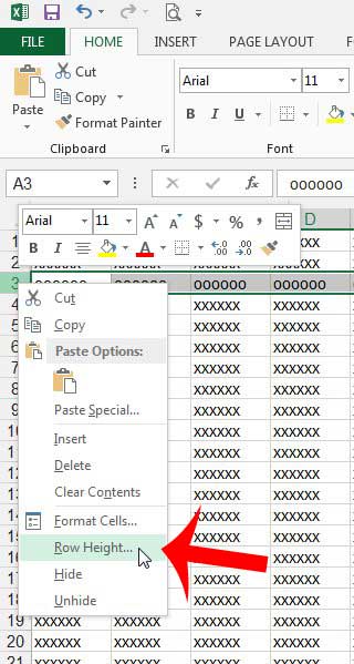 How to Change Row Height in Excel 2013 - 46