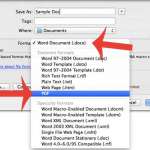 how to save as a pdf in word 2011