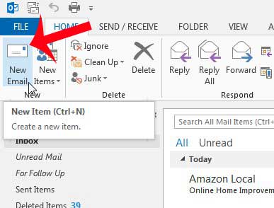 create a new email