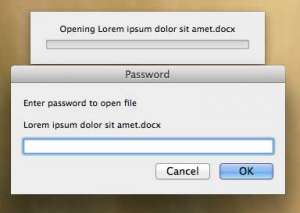 example of the password prompt for word for mac 2011