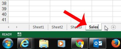 enter the new name for the worksheet tab