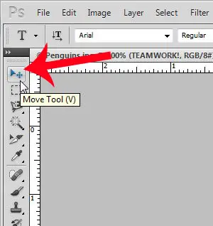 How to Move a Text Layer in Photoshop CS5 - Solve Your Tech