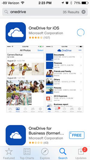 download and install onedrive