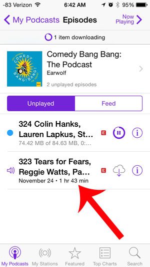select the podcast episode to listen to