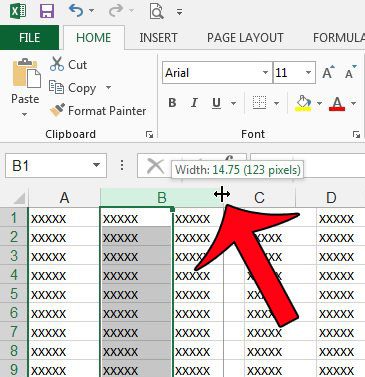 drag the column border to desired width