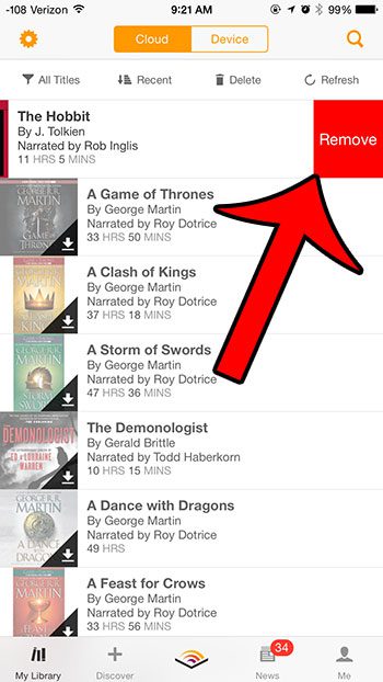 How to Remove Audible Books from iPhone - 30