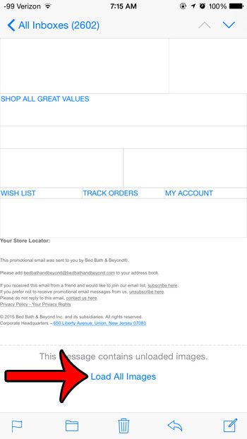 How to Stop Loading Email Pictures on the iPhone - 17