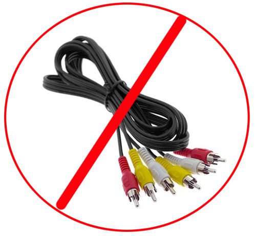 no av cables
