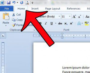 how to remove highlighting in word 2010