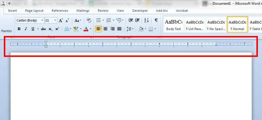 How To Hide The Ruler In Word 2010 Solve Your Tech