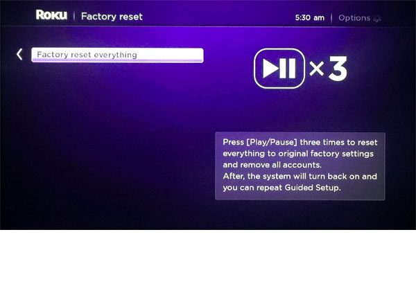 How to Factory Reset a Roku 3 - 17