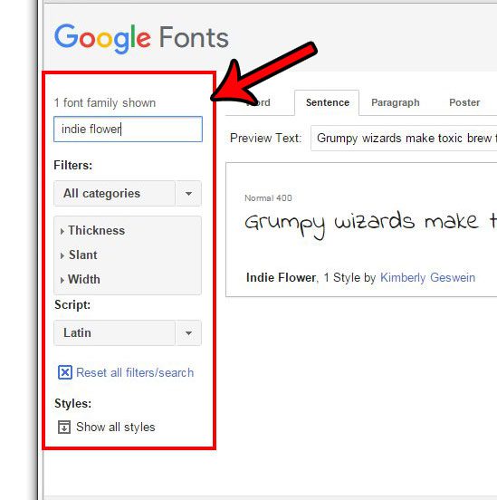How to Install a Google Font in Windows 7 - 15