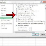 disable autocomplete in excel 2013