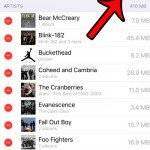 how to delete all music from iphone in ios 9