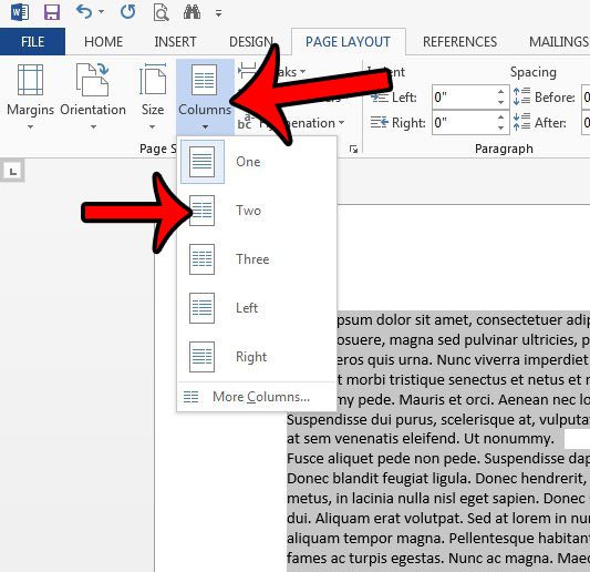 How to Add Word 2013 Columns - Solve Your Tech