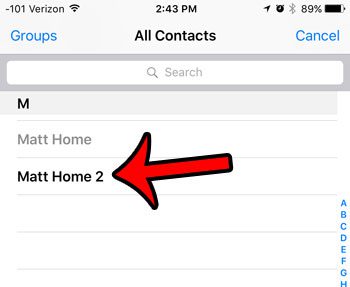 How to Merge Contacts on an iPhone 6 - 1