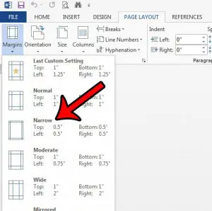 How to Use Narrow Margins By Default in Word 2013 - Solve Your Tech