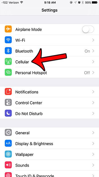 How to Check iPhone App Data Usage in iOS 9 - 5