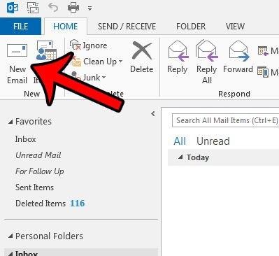 create a new email