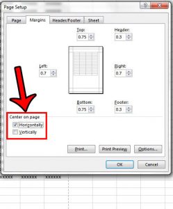 stop printing left-aligned spreadsheets