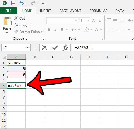 How to Multiply in Excel 2013 - 15