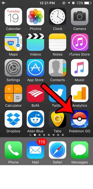 pokemon go app won't load on iphone