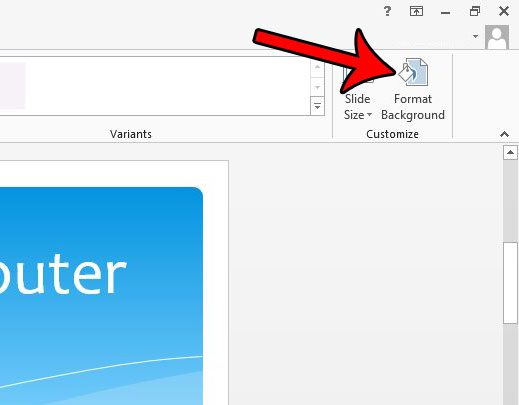 hide powerpoint graphics in powerpoint 2013 - step 3