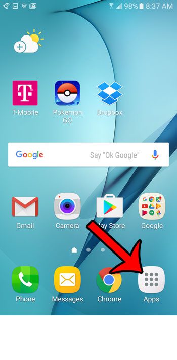 How to Take a Screenshot with a Samsung Galaxy On5 - 44