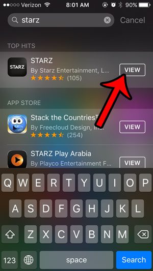 how to find an app on my iphone