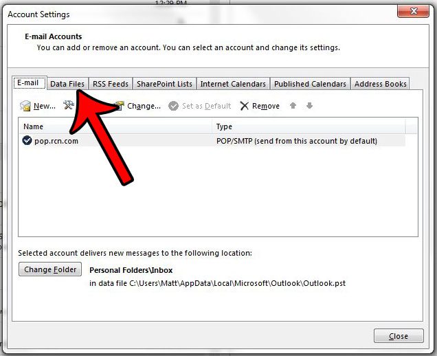 where is my pst file for outlook 2013