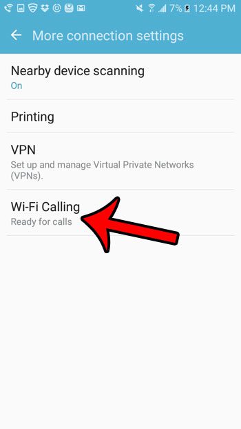 select wi-fi calling