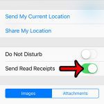 how to change read receipts for individual contacts on an iphone