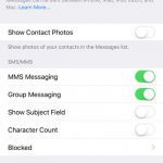 how to turn off imessage on an iphoen 7 and force text messages