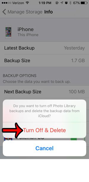 how to remove pictures from iPhone backup