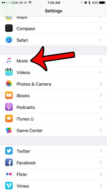 disable apple music features