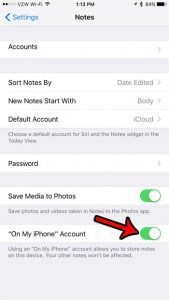 how to save notes on your iPhone on an iPhone 7