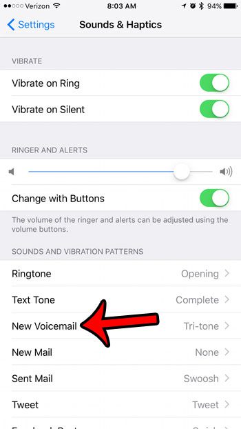 remove iphone voicemail notification